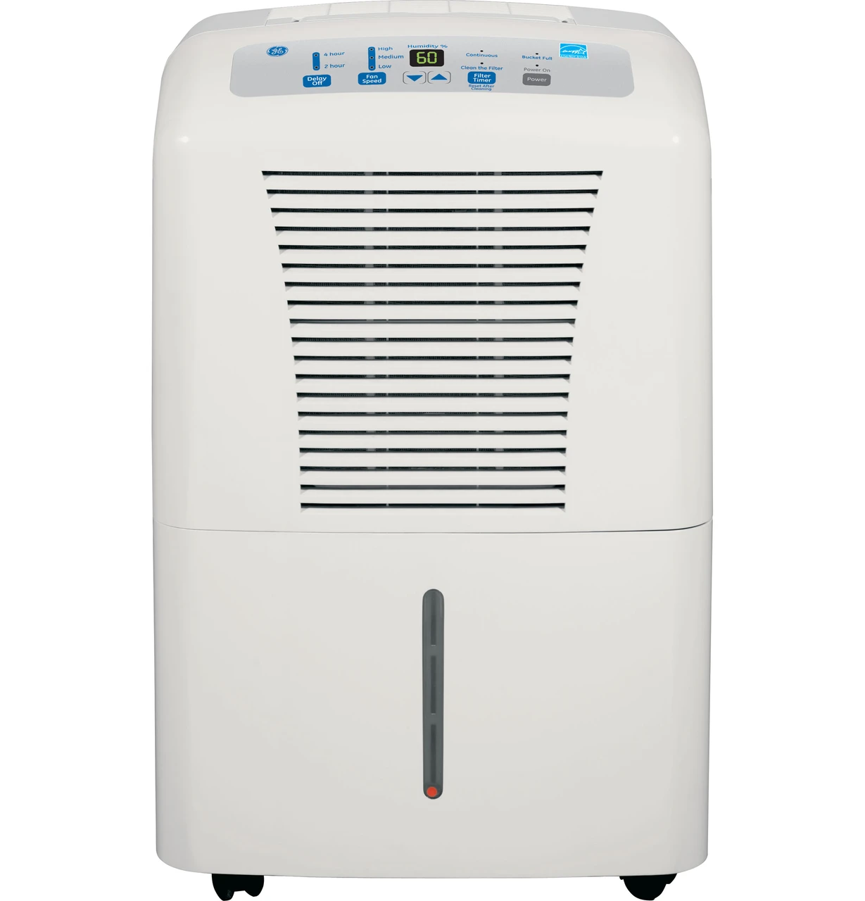 GE ADEL70LR exterior, product-page gallery image; image alone does not establish recall status or internal components.