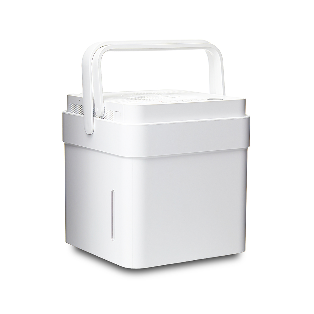 White Midea MAD50PS1QWT-B Cube with raised handle in an exact-model product-gallery image.