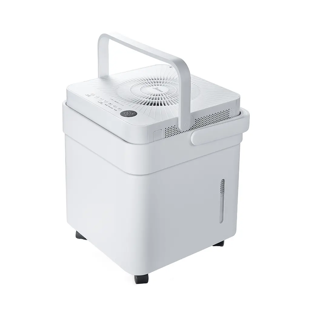 Midea Cube 50-pint white exterior in the MAD50S1QWT-A no-pump gallery; exterior does not reveal pump hardware.